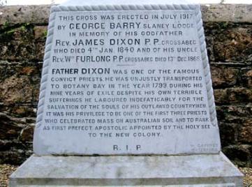 James Dixon memorial